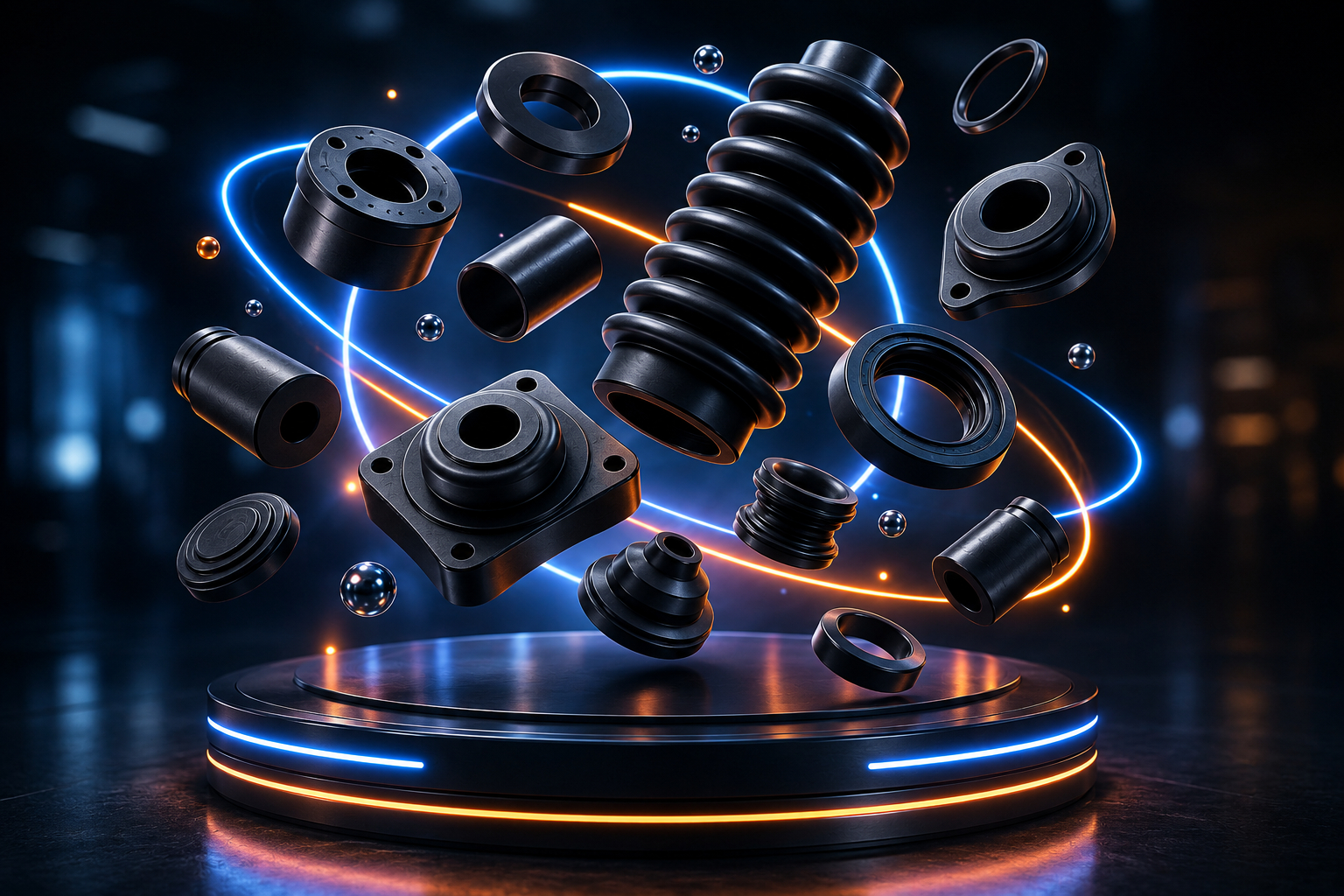 N.B. Industries precision rubber components