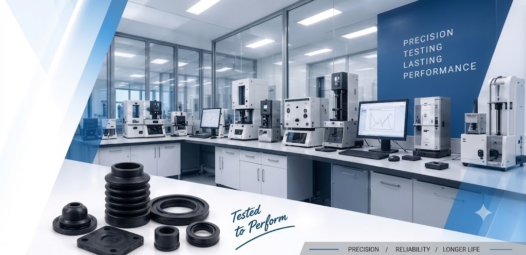 N.B. Industries in-house testing laboratory — precision testing, lasting performance